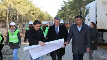 Başkan Yanılmaz, Zafran Mesire Alanındaki Çalışmaları Yerinde İnceledi