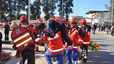 Umke'den Nazilli Devlet Hastanesi'nde Gerçeğini Aratmayan Tatbikat