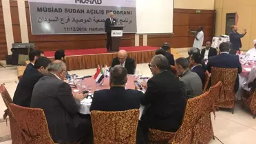 MÜSİAD Sudan şubesinin açılışını gerçekleştirdi