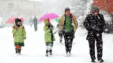 Eğitime Kar Engeli! 18 İlde Okullar Tatil Edildi