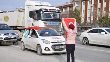 Halep'e Yol Açın' Konvoyu Gölbaşı'nda Gözyaşlarıyla Karşılandı