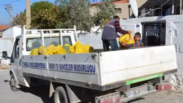 Dikili'de ocakları ısıtan hizmet