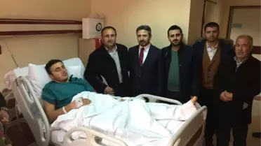 Başkanvekili Aydın, Yaralı Polise Geçmiş Olsun Dileklerini İletti
