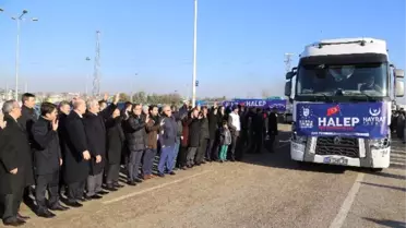 Bursa'dan Halep'e 20 Tır Daha Yardım Gönderildi