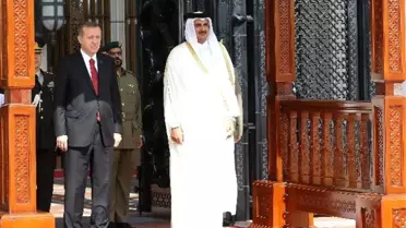 Katar Emiri Şeyh Temim Hamad El-Tani Trabzon'da