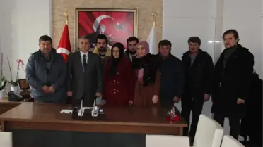 Çanlı Gazetecilerden Kaymakam Karataş'a Ziyaret