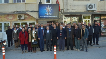 Ünüvar, Karataş'ta İlçe Teşkilatı ile Buluştu