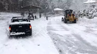 Alanya'da Karla Mücadele