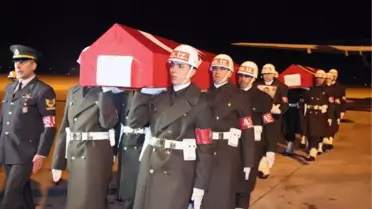 Şehit Askerler Samsun'da Gözyaşlarıyla Karşılandı