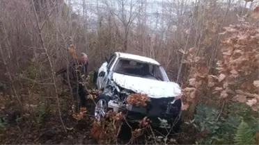 Kastamonu'da Uçuruma Yuvarlanmış Lüks Cip Bulundu