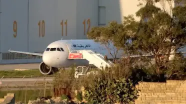 Libya Afrika Havayollarına Ait Uçağın Kaçırılması