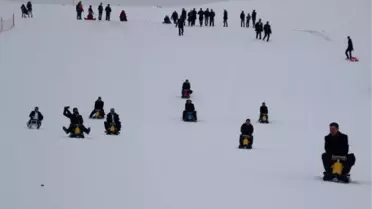 Başçiftlik'te Kayak Merkezi'nde Sezon Açıldı