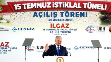 Başbakan Yıldırım, Ilgaz 15 Temmuz İstiklal Tüneli'ni Hizmete Açtı 5