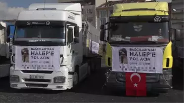 Bağcılar'dan Haleplilere 43 Tır Yardım