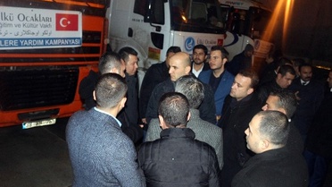 Ülkü Ocakları Suriyeli Kardeşlerini Unutmadı