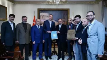 Ufka Yolculuk Heyeti, Diyanet İşleri Başkanı Prof. Dr. Mehmet Görmez'i Ziyaret Etti