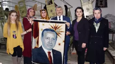 Cumhurbaşkanı Erdoğan'ın Resmi İlmek İlmek Dokundu