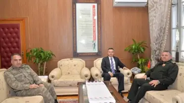 Jandarma Genel Komutan Yardımcısı Lapanta'dan Vali Elban'a Ziyaret