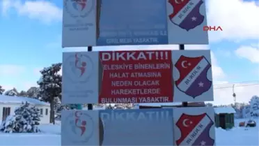 Burdur Göl Manzaralı Salda Kayak Merkezi'nde Sezon Açıldı