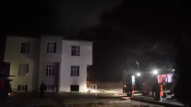 Manisa'da Özel Öğrenci Yurdunda Yangın