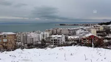 Teşvikiye'de Baraj Göleti Dondu