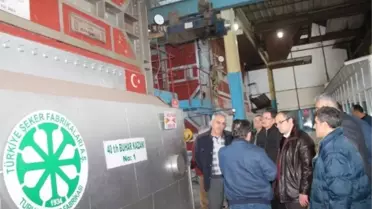 Kaymakam Üçer, Şeker Fabrikasında İncelemelerde Bulundu