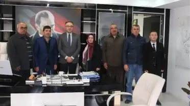 AK Parti İlçe Teşkilatından Kaymakam Özcan'a Ziyaret