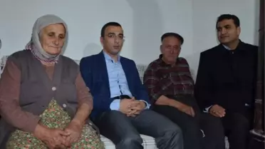 Kaymakam Arslan Evi Yanan Şehit Ailesini Ziyaret Etti
