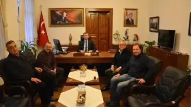 Federasyon Üyelerinden Kaymakama Ziyaret