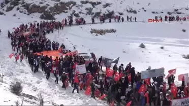 Niğde Demirkazık'ta Sarıkamış Şehitlerini Andılar