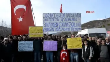 Samsun - Vezirköprü'de Yol Eylemi