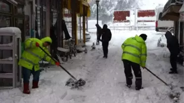 Tosya'da Kar Temizleme Çalışmaları