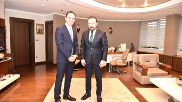 Başkan Doğan, Sedaş Dağıtım Direktörü Şentürk'ü Ağırladı