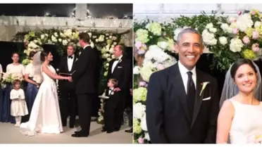 Obama, Beyaz Saray Görevlisi Arkadaşının Düğününde Sağdıç Oldu