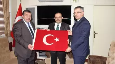 Kelkit Kaymakamı Yavuz ve Belediye Başkanı Yılmaz, Vali İsmail Ustaoğlu'nu Ziyaret Etti