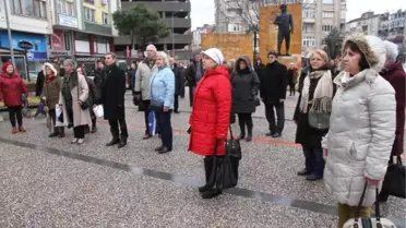 Balıkesir CHP'li Kadınlar Eylemi Sürdürdü