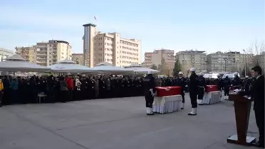 Şehit Polislere Diyarbakır'da Uğurlama Töreni (2)