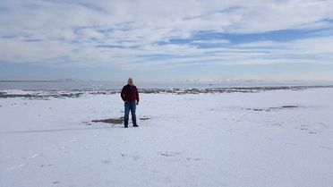 Seyfe Gölü 'Buz Gölü'ne Döndü
