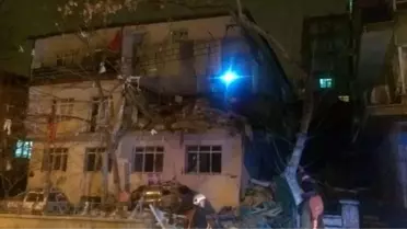 Ankara Çankaya'da Doğalgaz Patlaması! 3 Kişi Yaralandı