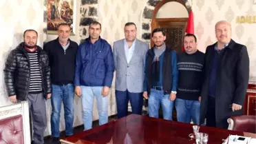 Gazetecilerden Siverek Kaymakamı Demirel'e Ziyaret