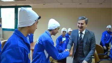 Başkan Şirin Sporcu Öğrencileri Ağırladı