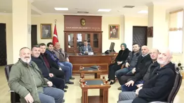 Meclis Üyelerinden Kaymakam Ada'ya Ziyaret