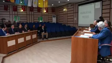 Anamur'da Hal Projesi Toplantısı Yapıldı