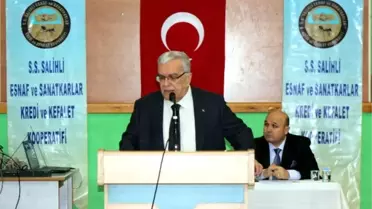 Salihli Esnaf Kefalet Mali Kongresini Yaptı