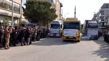 Gördes'in Yardımları Halep'e Uğurlandı