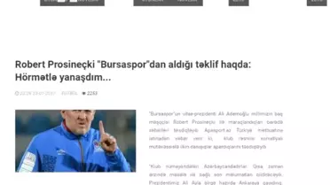 Prosinecki'den Bursaspor Açıklaması