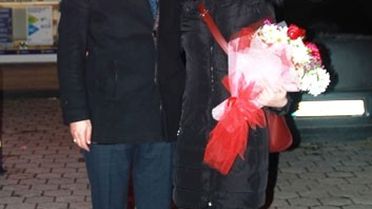 Rize'de Dev Ekrandan Sürpriz Evlilik Teklifi