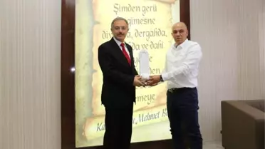 Rektör Gökmen'den Başkan Çalışkan'a Veda Ziyareti