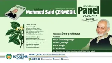 Büyükşehir'den Said Çekmegil Paneli