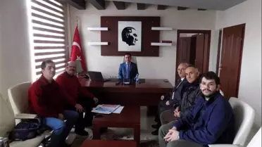 Bünyan Dostlarından Kaymakam Ömer Şahin'e Hayırlı Olsun Ziyareti
